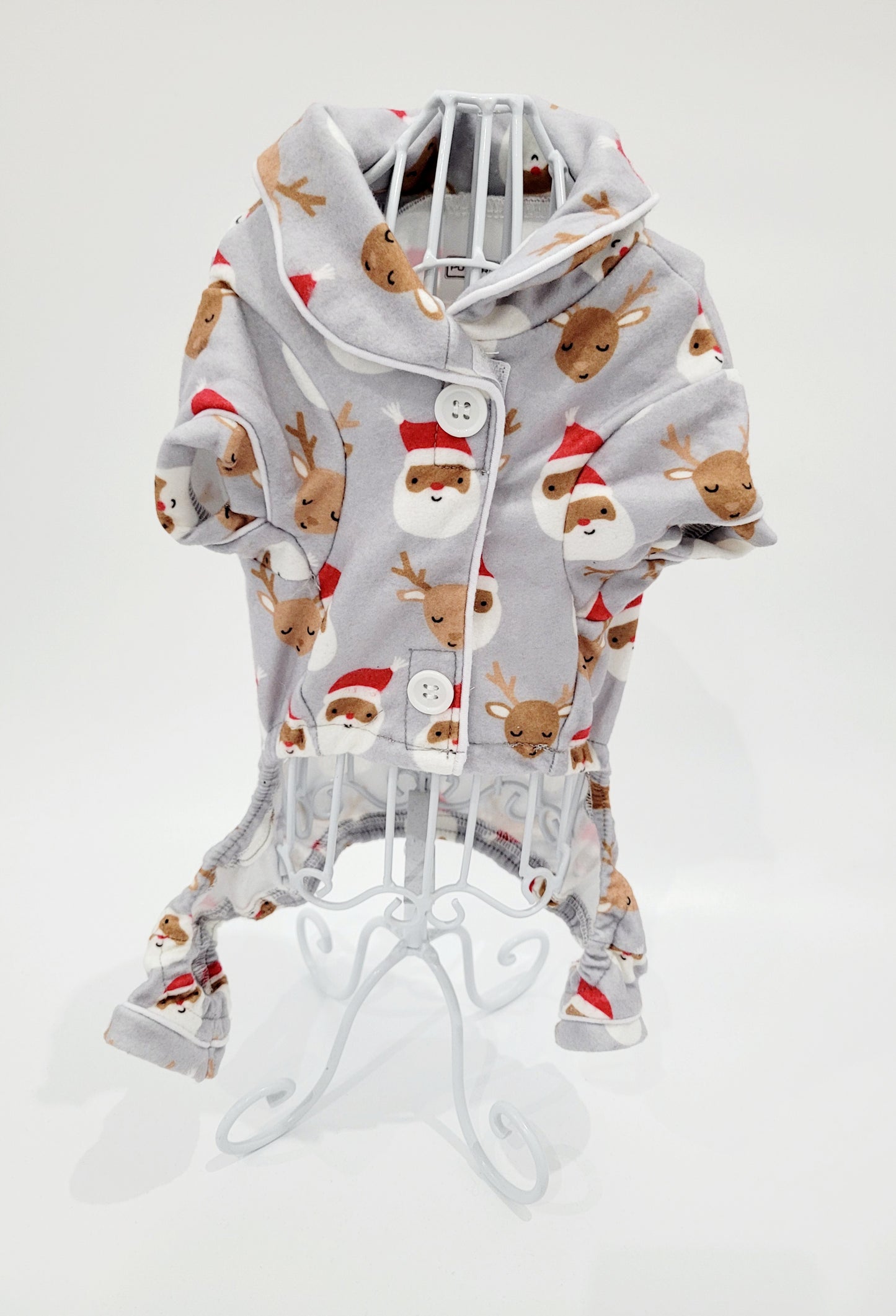 Karácsonyi pizsama/overál "Gray Rudolph-US"