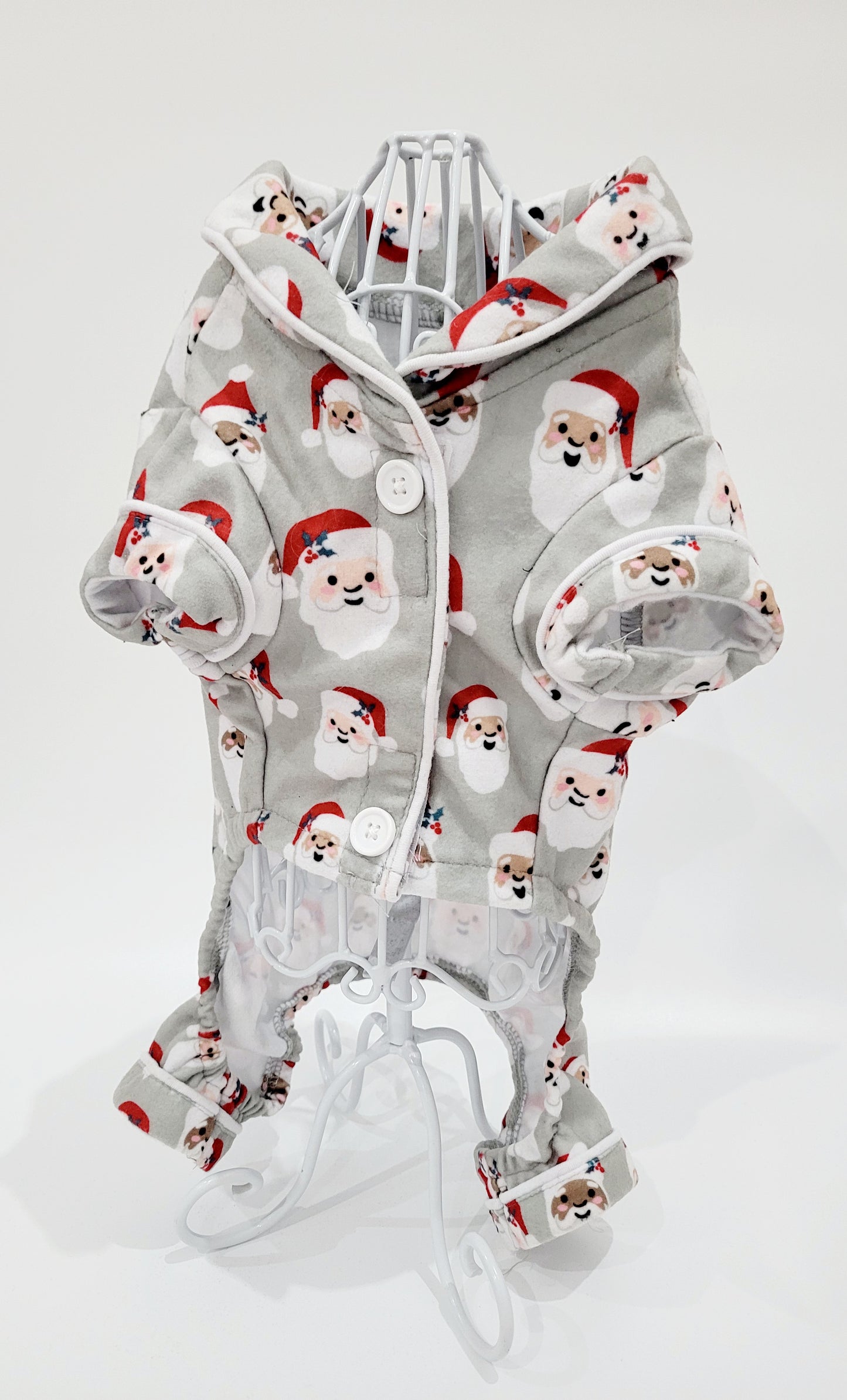 Karácsonyi Overál/Pizsama "Gray-Santa-US"