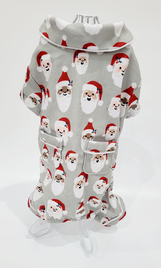 Karácsonyi Overál/Pizsama "Gray-Santa-US"