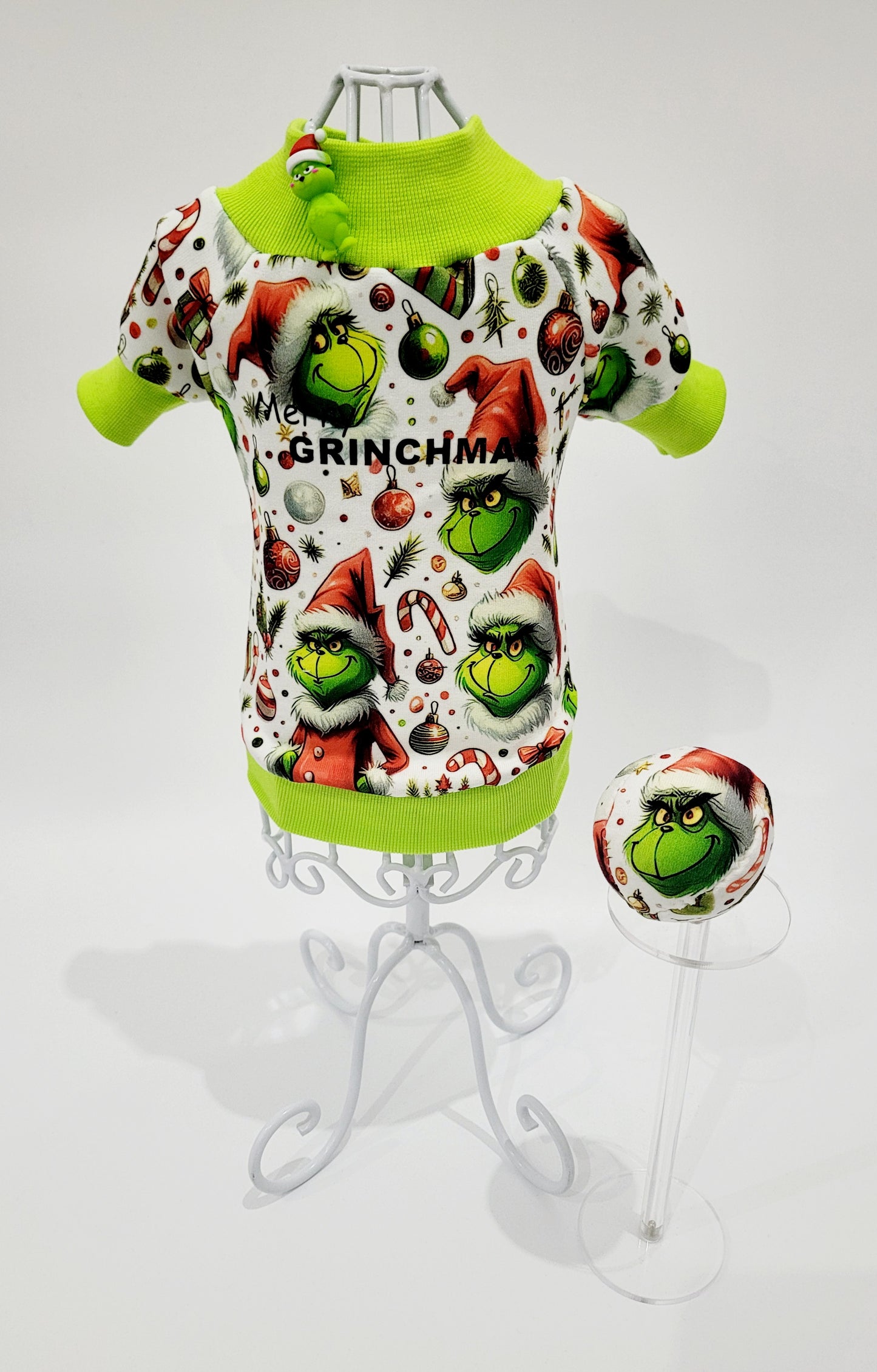 Karácsonyi játék plüss labda "Merry Grinchas"